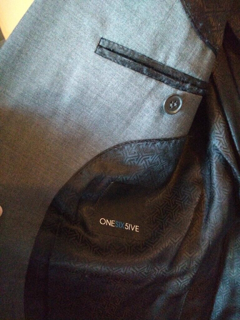 Grey wool 'OneSixFive' suit (38R jacket/33 R trousers)