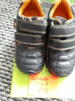 image for Clarkes childrens shoes -size 7 and half /F