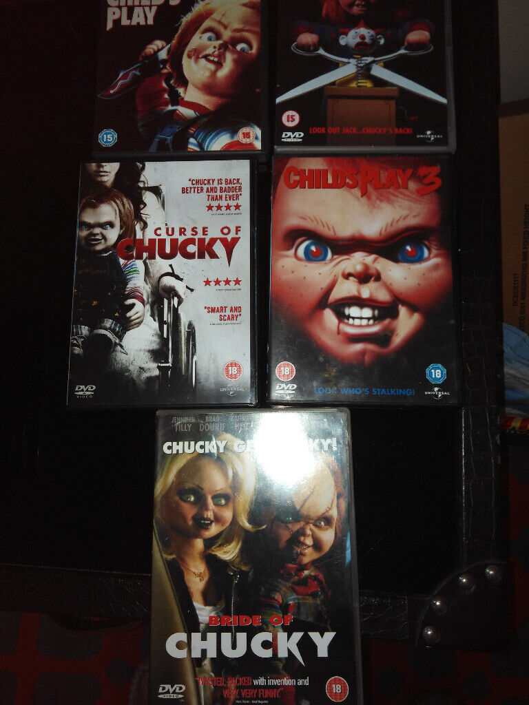 film fella-horror dvd films CHUCKY COMPLETE MOVIE COLLECTION DVD ALL 5 FILM  | in Luton, Bedfordshire | Gumtree