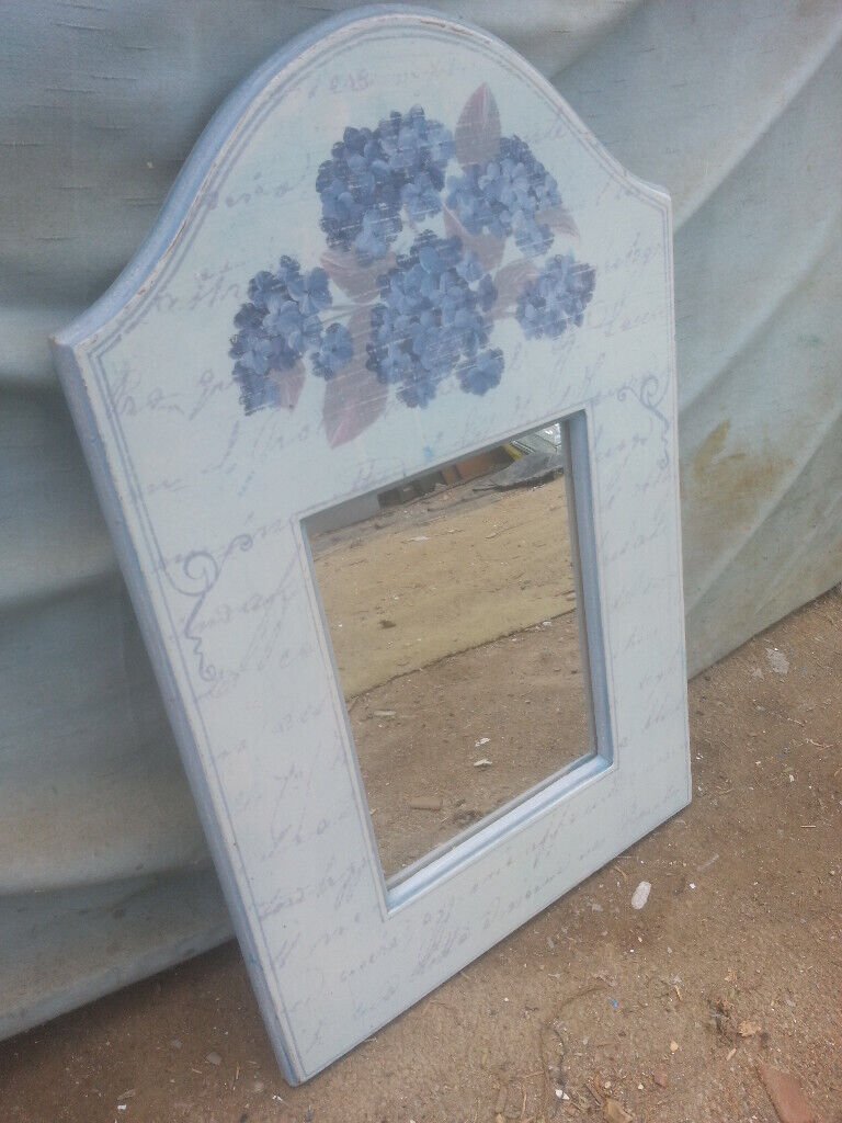 image for French decoupaged mirror.