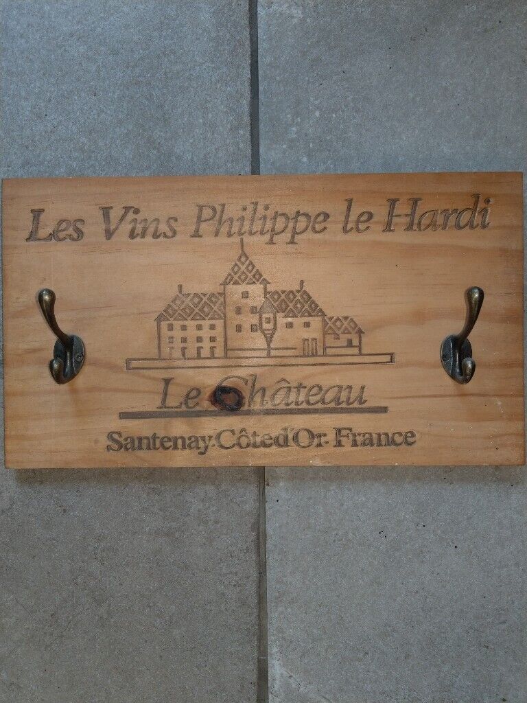 image for French wine crate key or tea towel holder