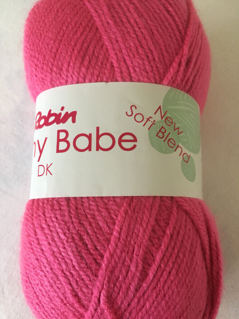 Robin Bonny Babe Soft Blend 4 PLY KNITTING WOOL Yarn Various Colours Available New
