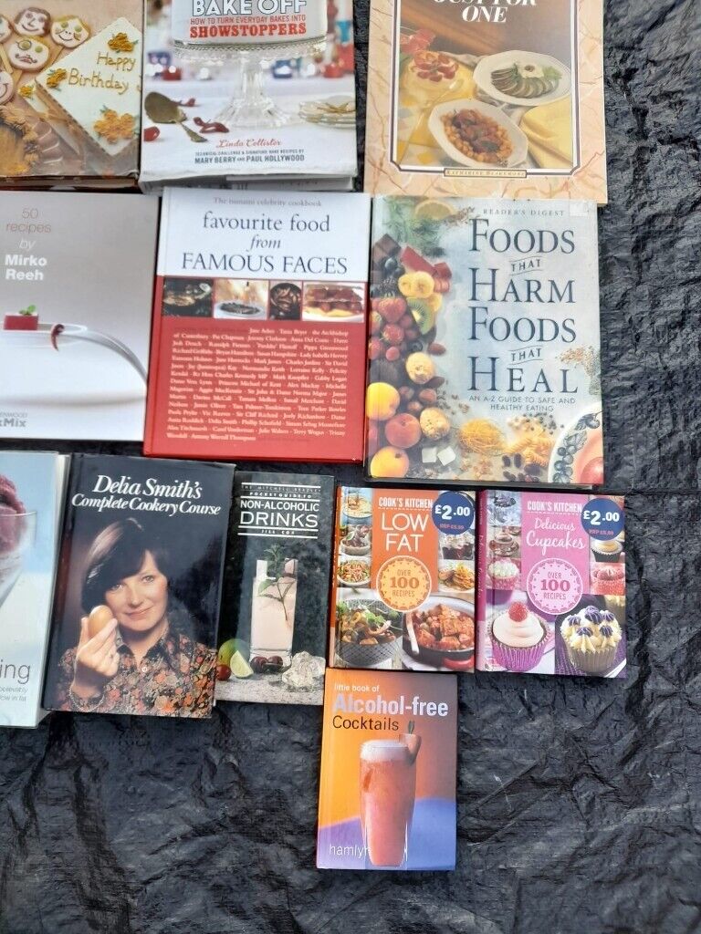 Job Lot Modern Cookbooks Etc x 23