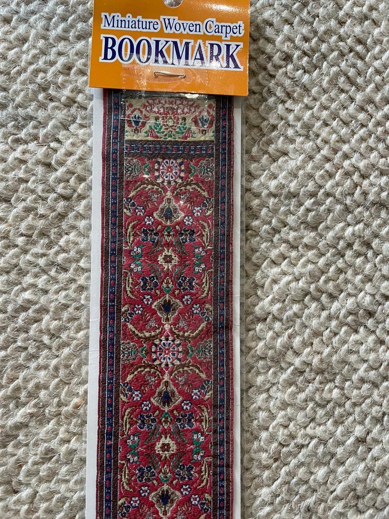 Turkish rug runner book mark