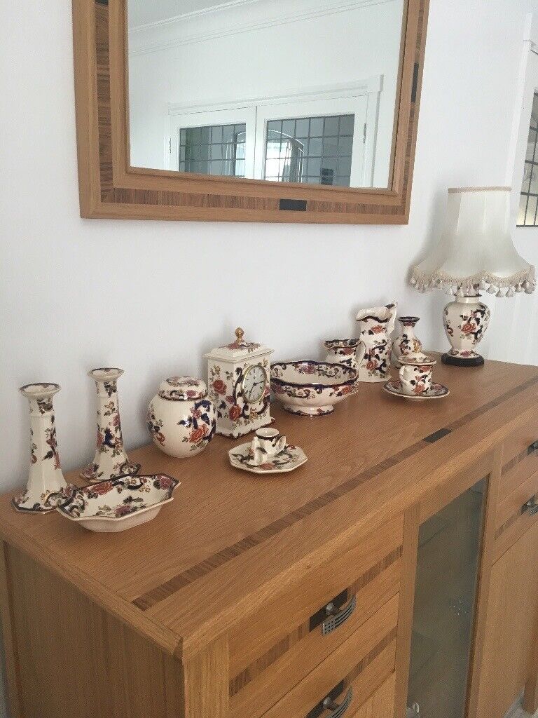 image for  Some Rare Items - 14 Masons Ironstone Pieces - Blue Mandalay