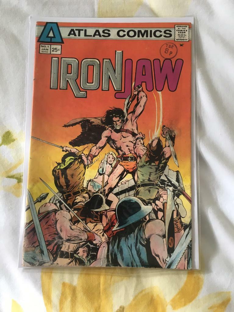 IRON JAW #1 1975 Atlas Comics 