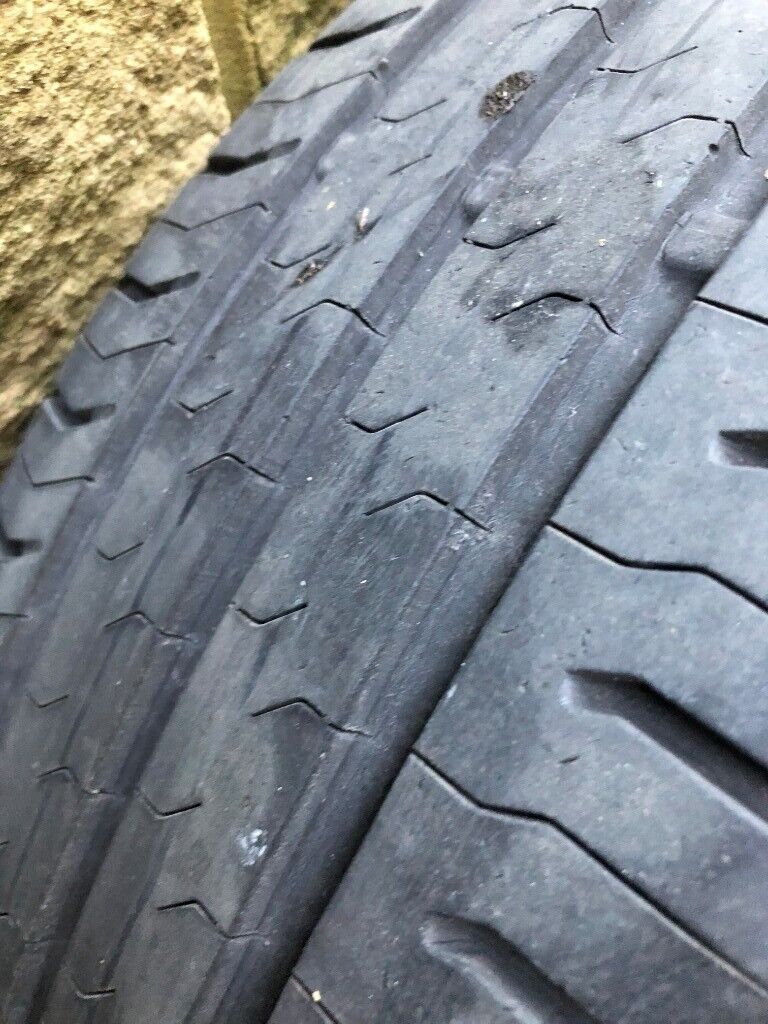 GENUINE VOLKSWAGEN GOLF POLO CADDY ALLOYS COMPLETE SET WITH TYRES AND TRIMS 