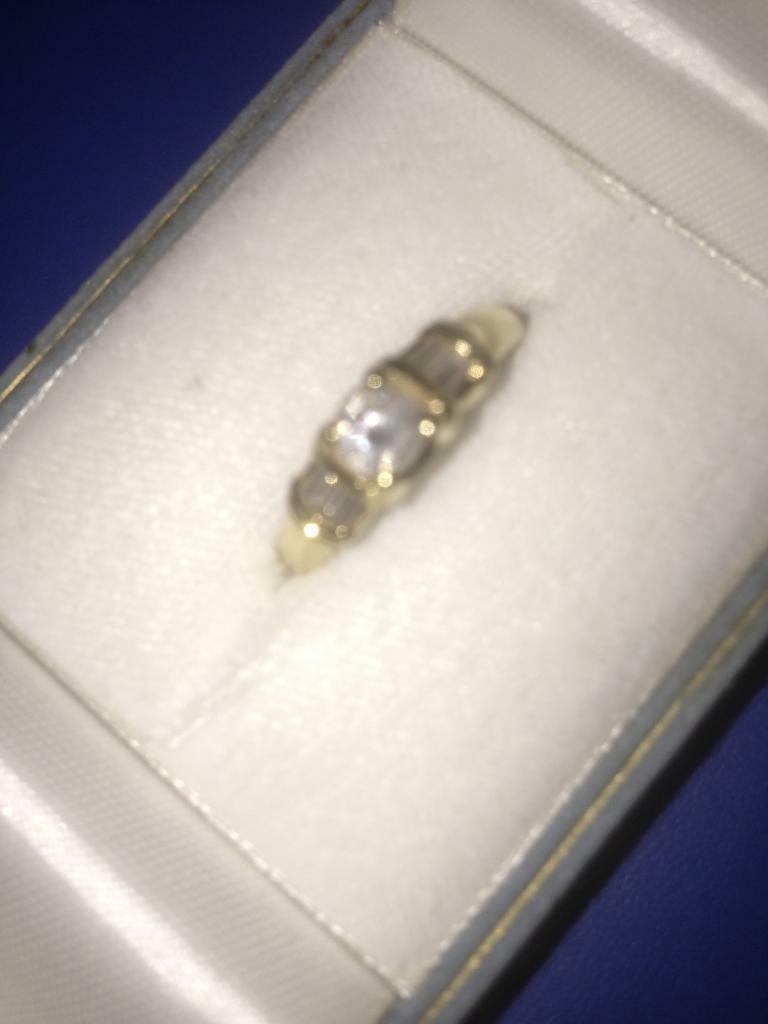 image for Engagement Ring Diamonds and Gold size L