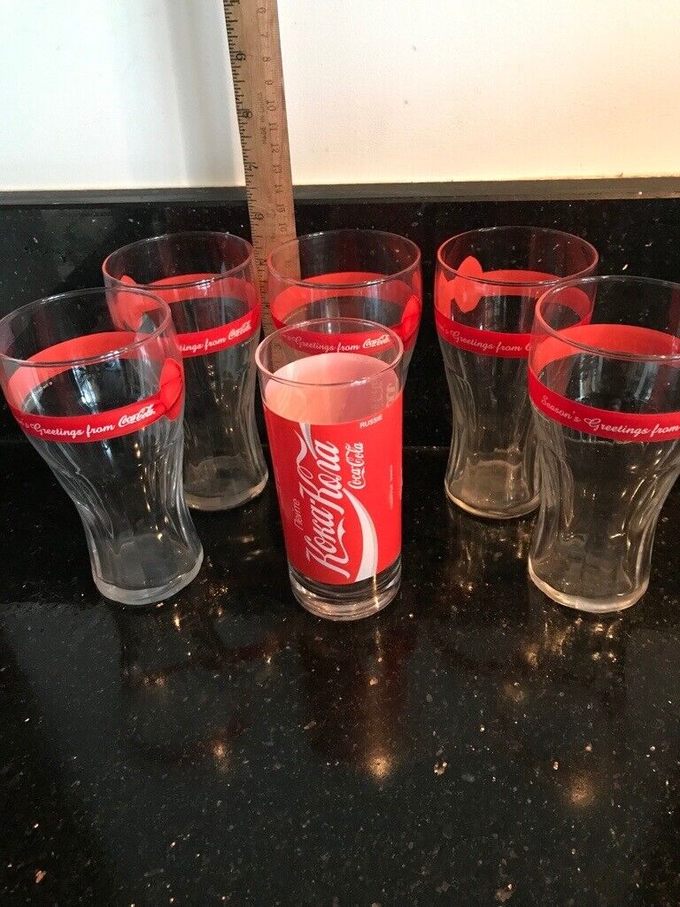 image for Vintage Coca-Cola glasses
