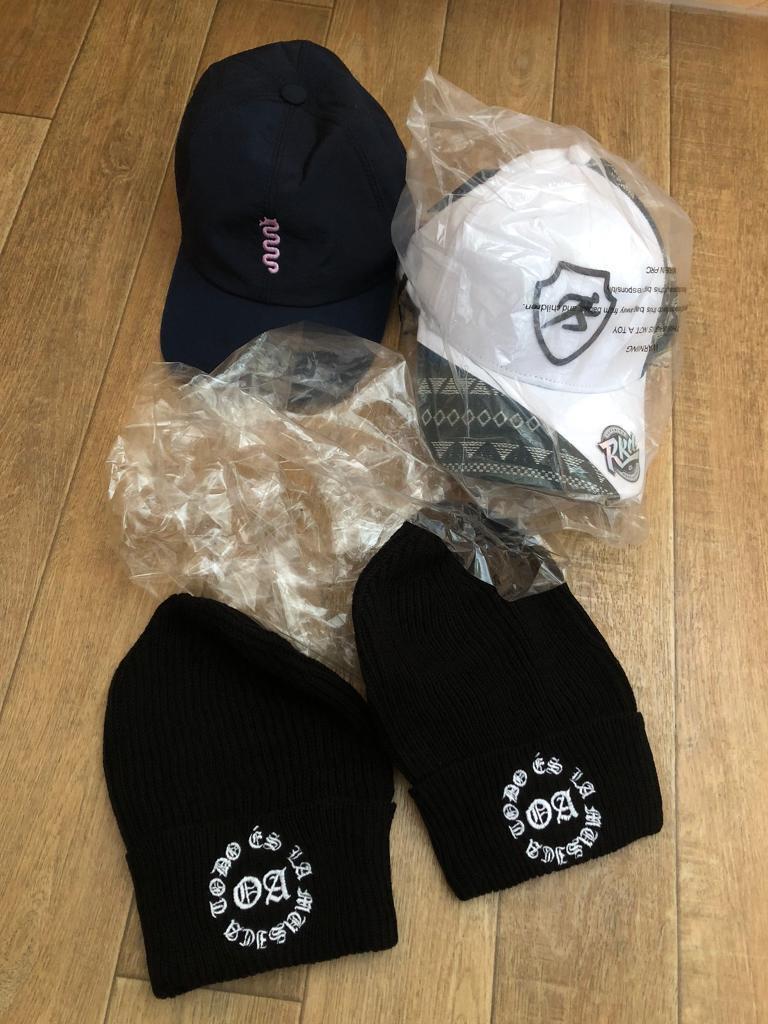 4 brand new hats only £5 for all.