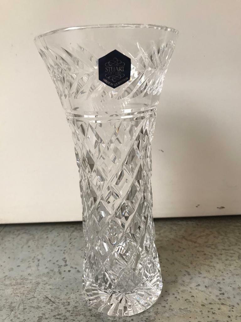 Brand New Stuart Crystal Vase