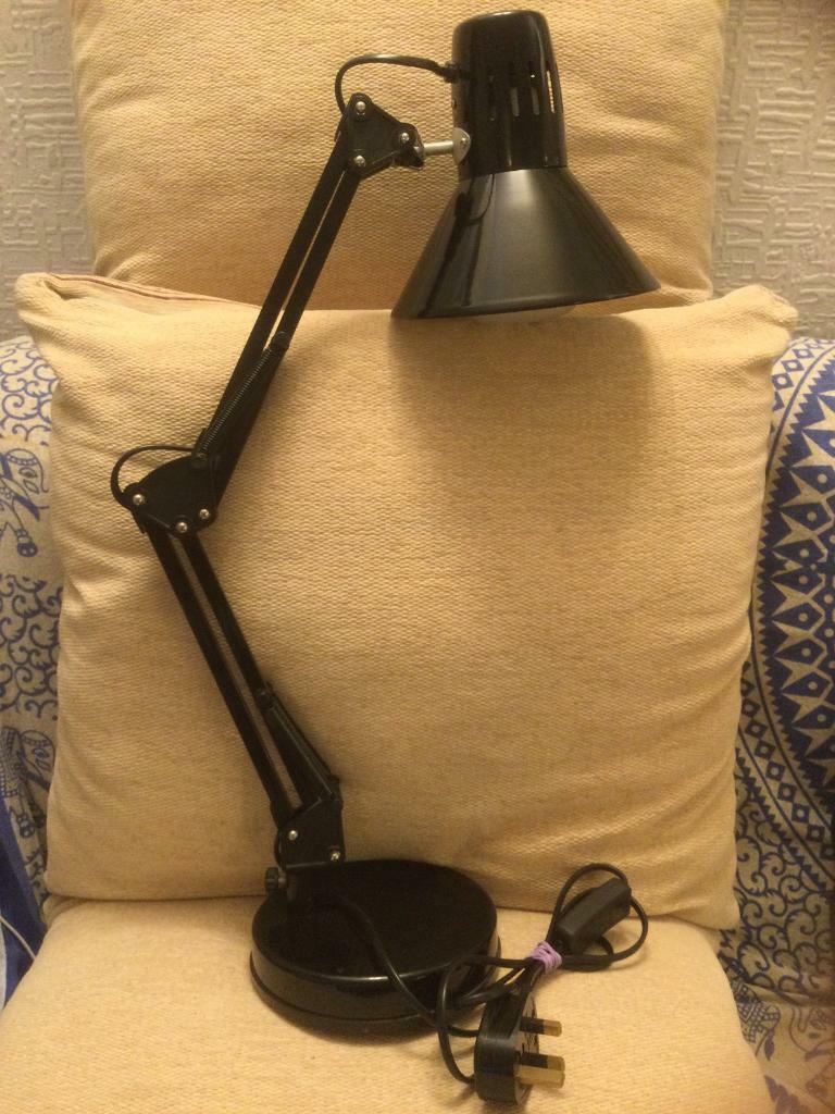 image for Black Angle-poise Table Lamp 