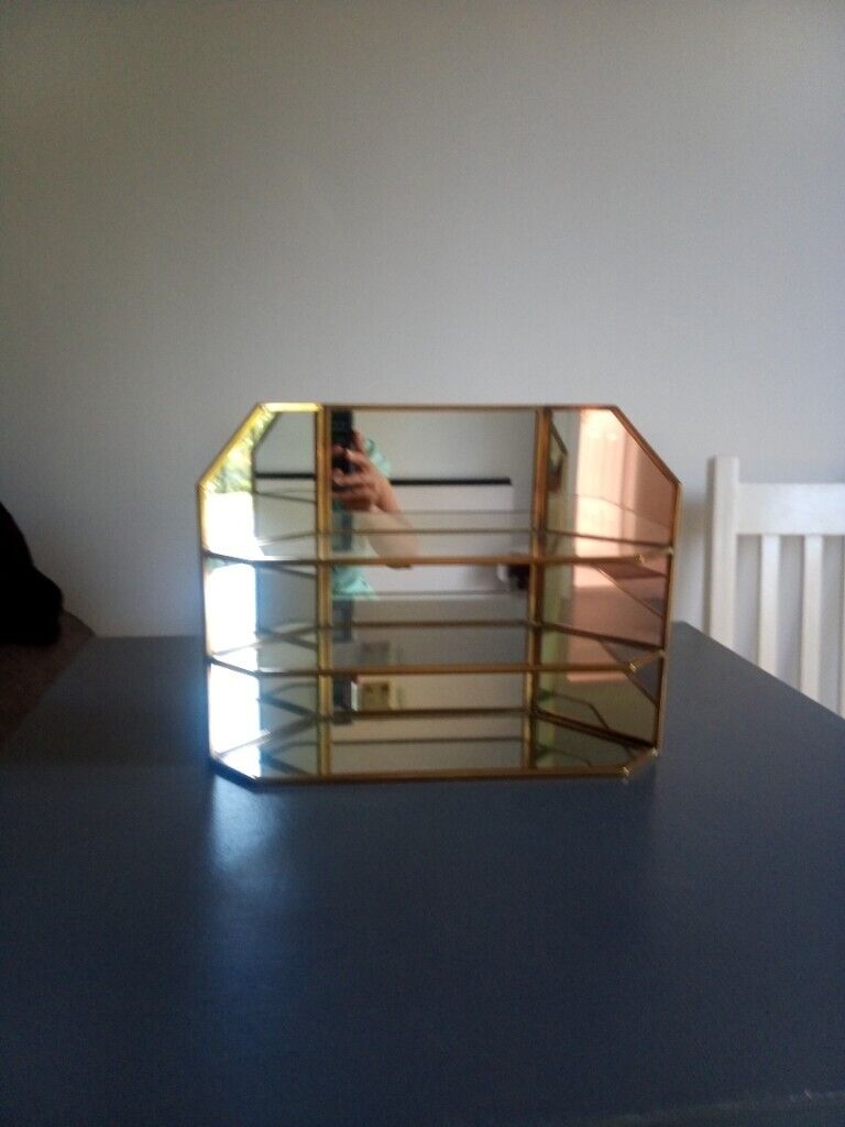 image for Vintage Small display cabinet glass 1960’s