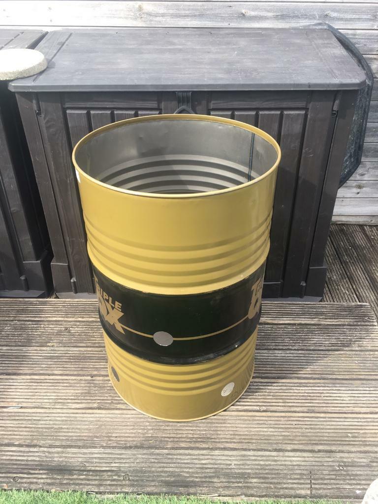image for Incinerator oil drum garden fire drums 