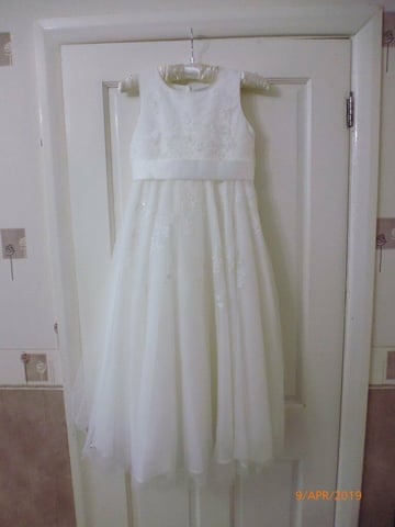 RJR.John Rocha ivory floral embroidered Bridesmaid dress age 9 in Coventry West Midlands Gumtree