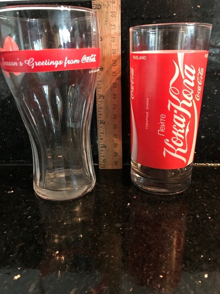Vintage Coca-Cola glasses