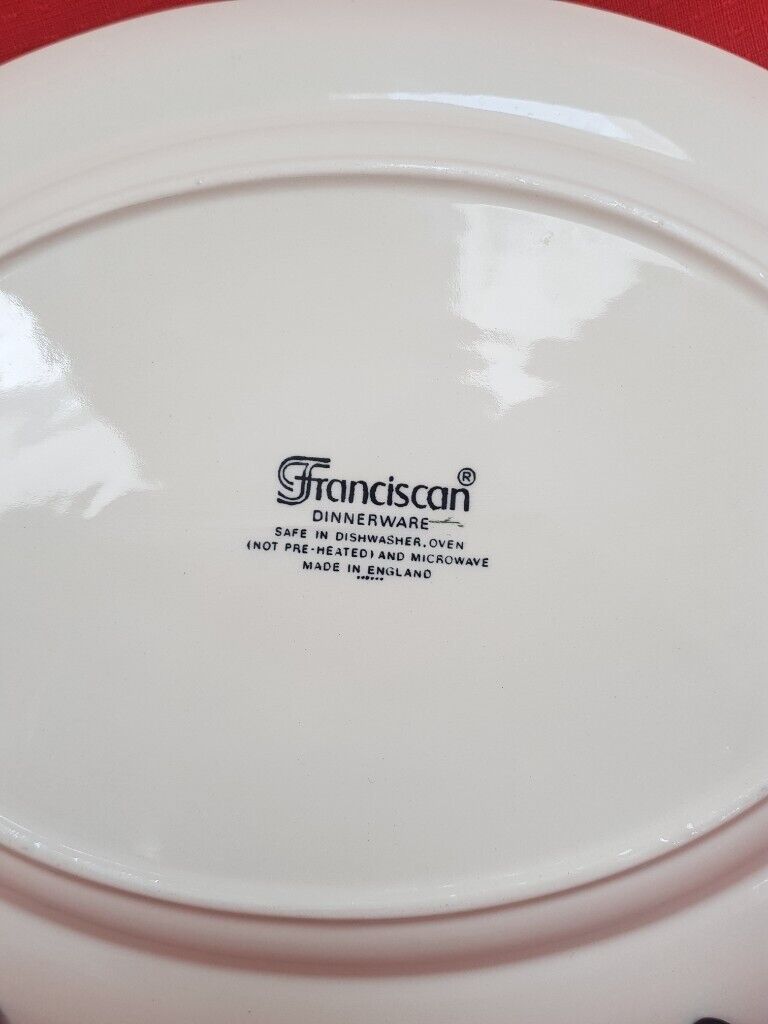 FRANCISCAN - FRESH FRUIT- 36cm PLATTER IVORY BACKGROUND
