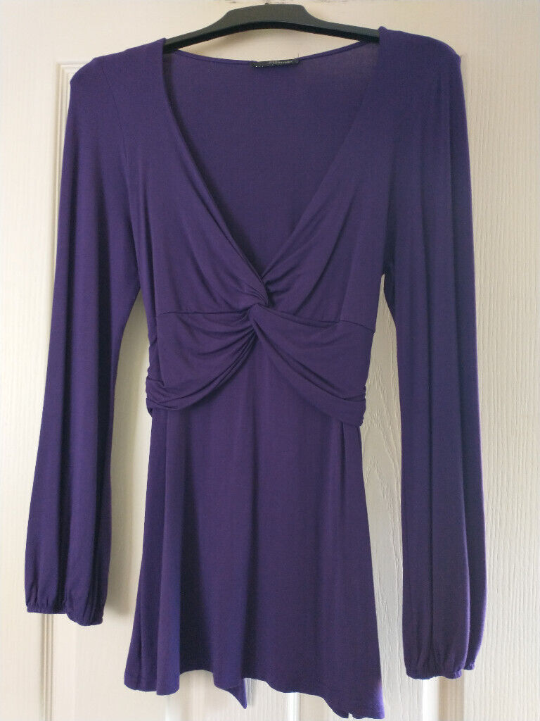  SMART TUNIC/TOP. SIZE 14, Purple. Jane Norman. Exc. cond.