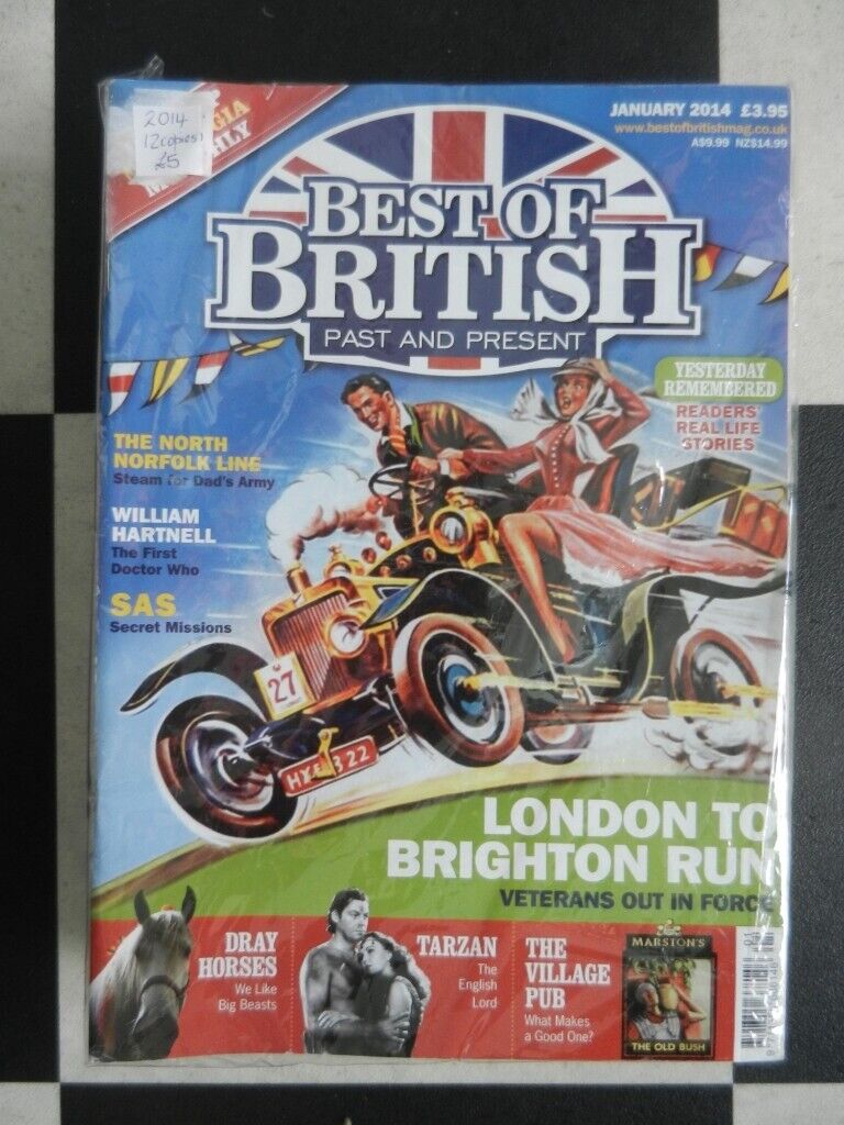 image for BEST of BRITISH magazines 12 copies dated 2014 