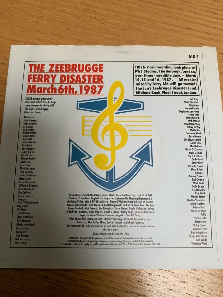 Ferry Aid Let It Be 7” Vinyl Record 