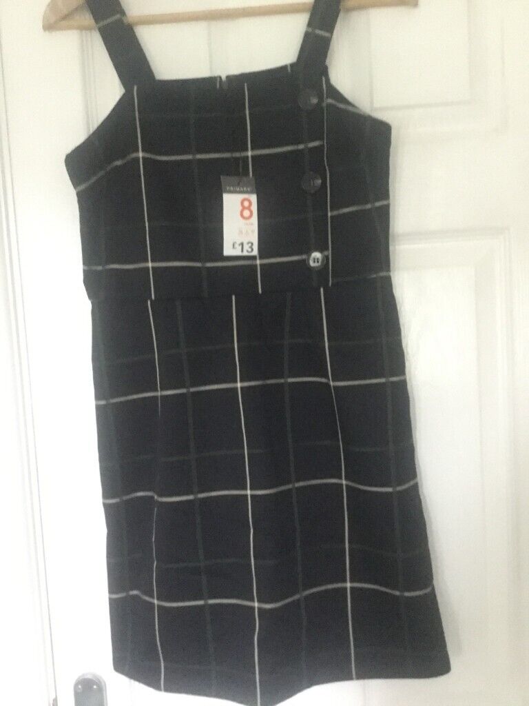 Primark tartan navy dress still with tag