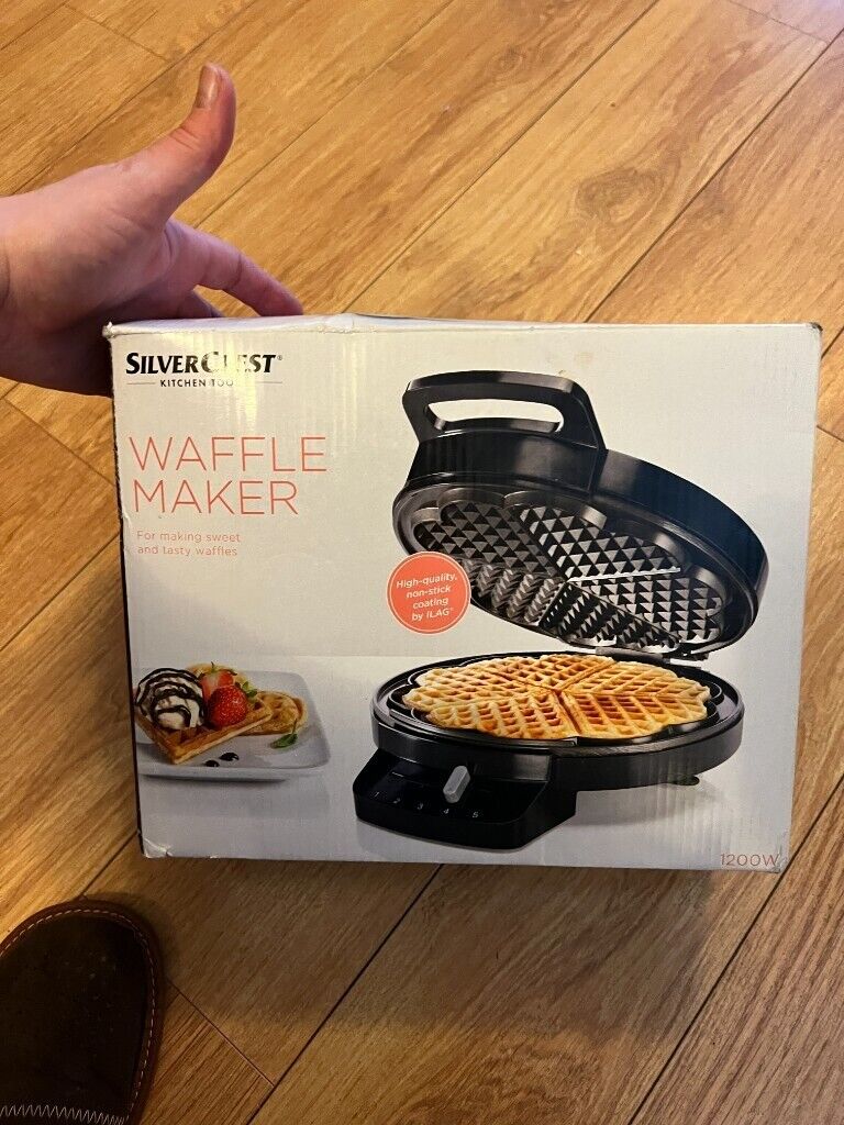 waffle maker  silvercrest used once 