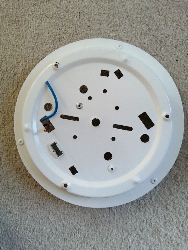 Circle white fitted ceiling light