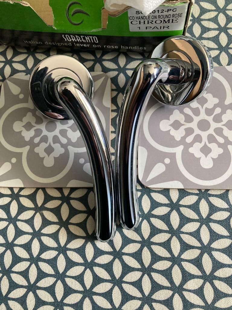 Chrome door handles