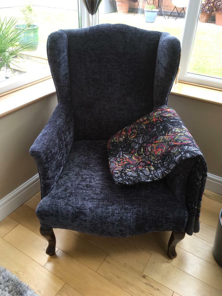Grey recently Upholstered CHAIR 