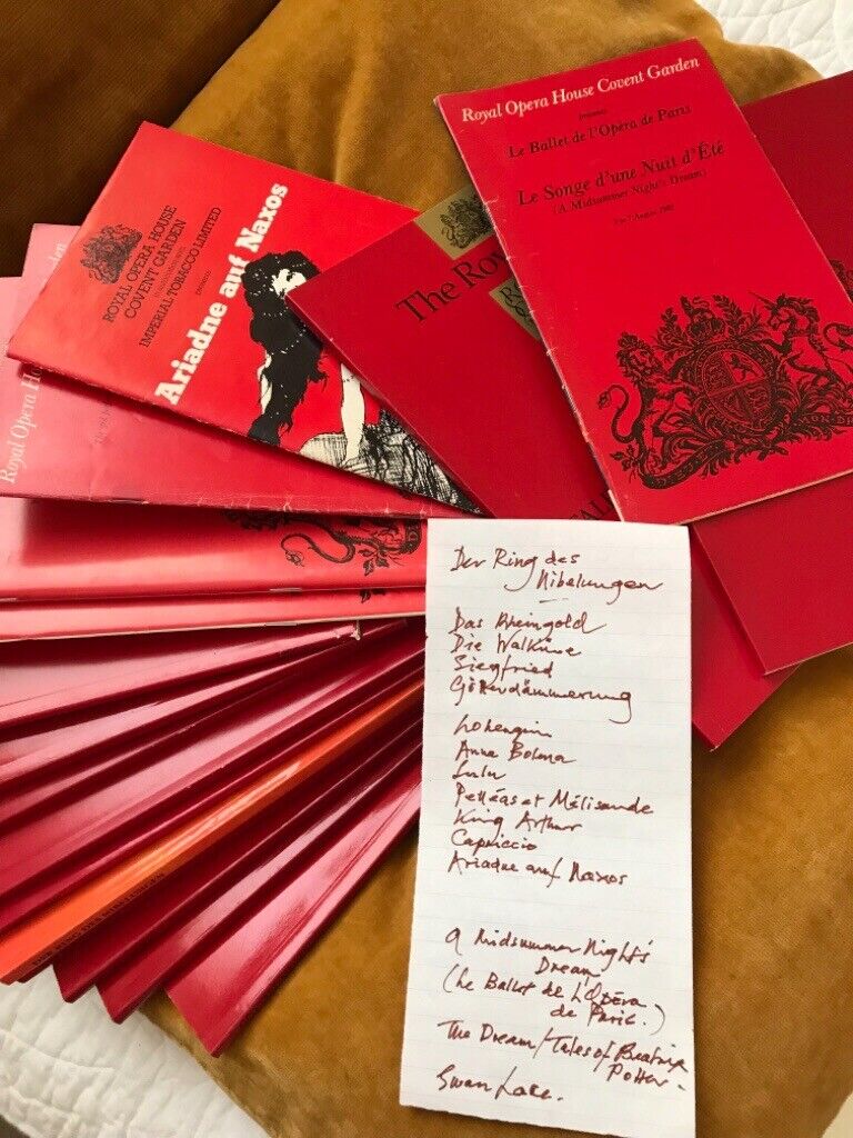 image for Royal Opera House Programmes-  opera & ballet