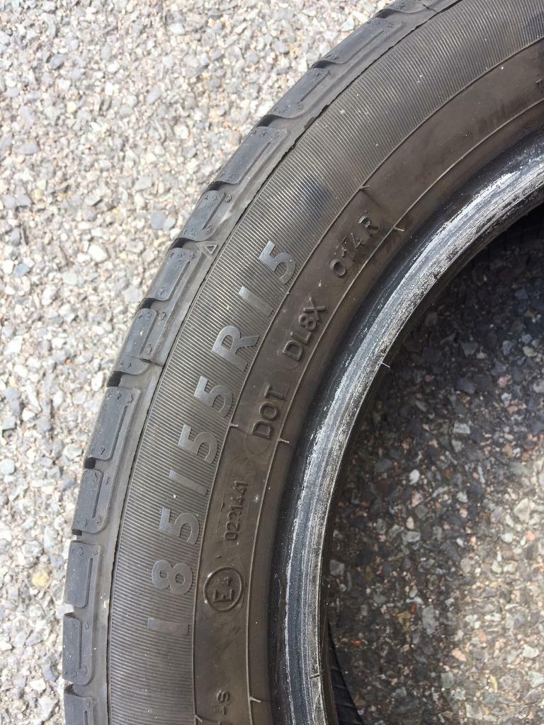 As new Tyre 185/55R15