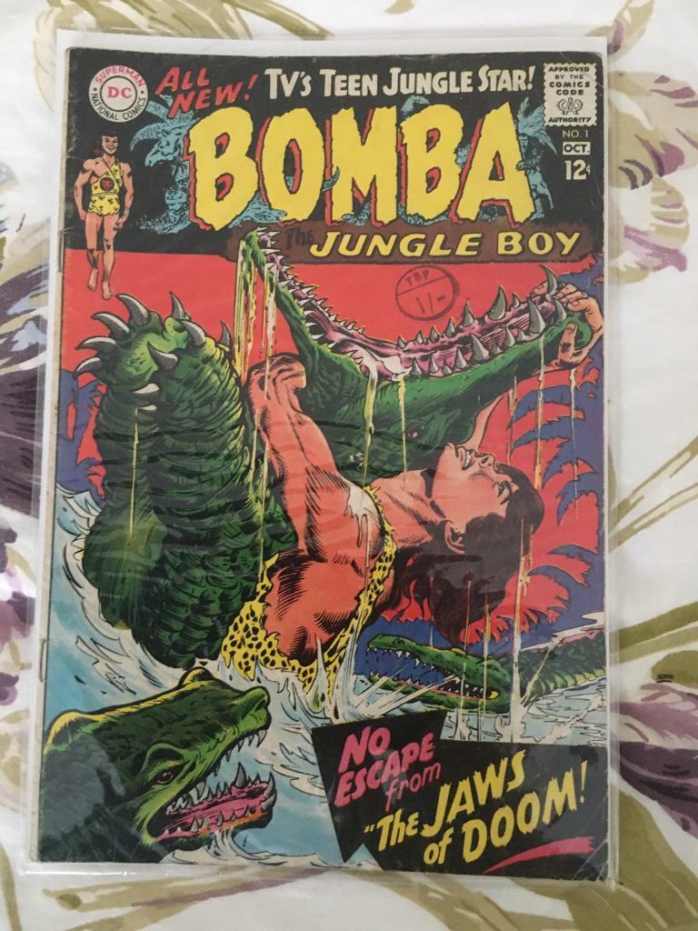 Bomba Jungle Boy #1 1967 DC comics