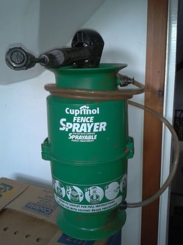 Cuprinol fence deals sprayer