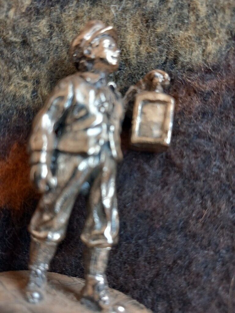 OFFERS - 13 SILVER PLATE ON PEWTER VICTORIAN FIGURINES.