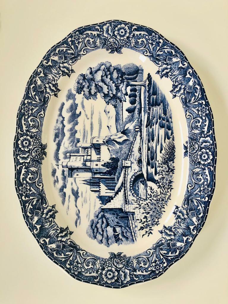 Vintage Oval Serving Platter