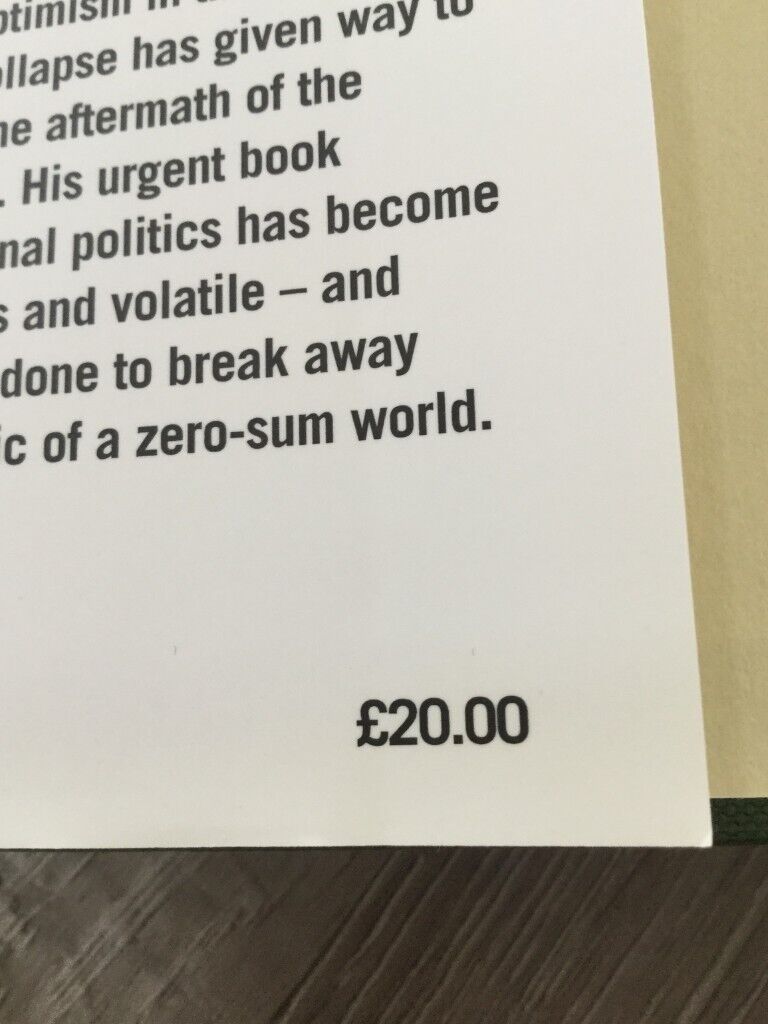 Zero Sum World by Gideon Rachman