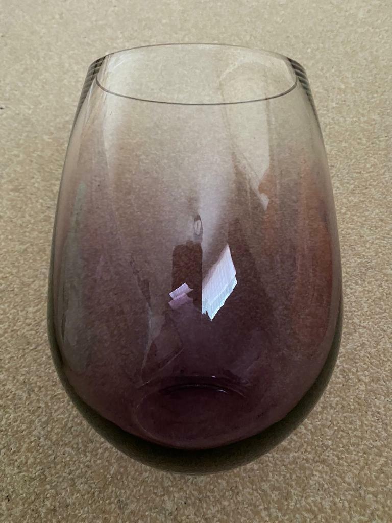 image for Glass Vase with Purple Tint