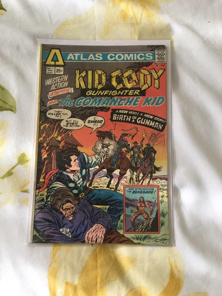 Kid Cody #1 1975 Atlas Comics original 
