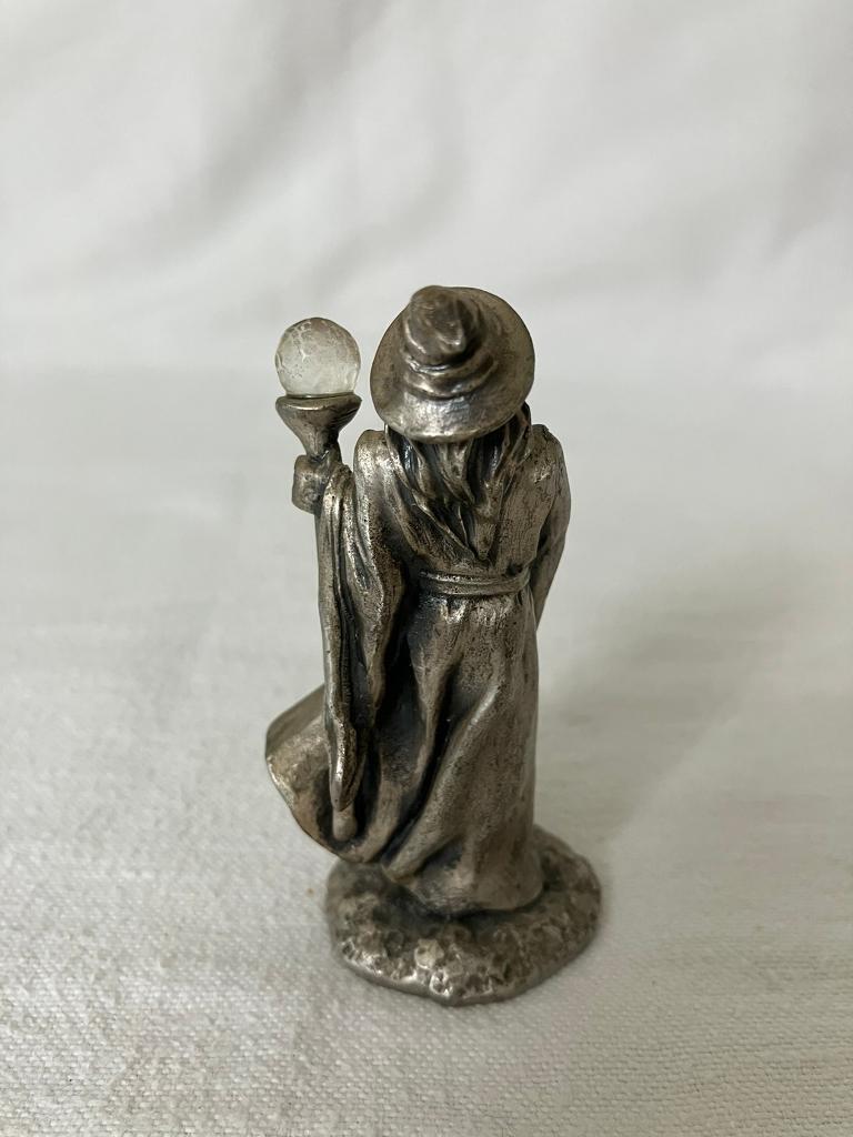 Tudor Mint Myth and Magic Pewter Sculpture THE KEEPER EX04 2002 Collectable Wizard