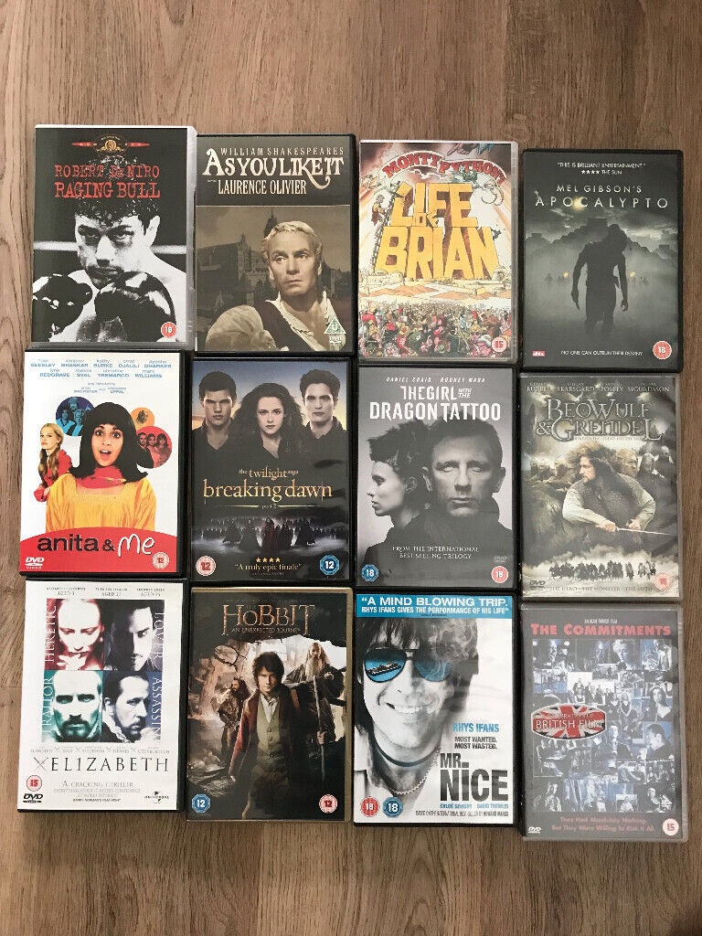 Selection of DVDs Classic Movies/Sport - £1 each