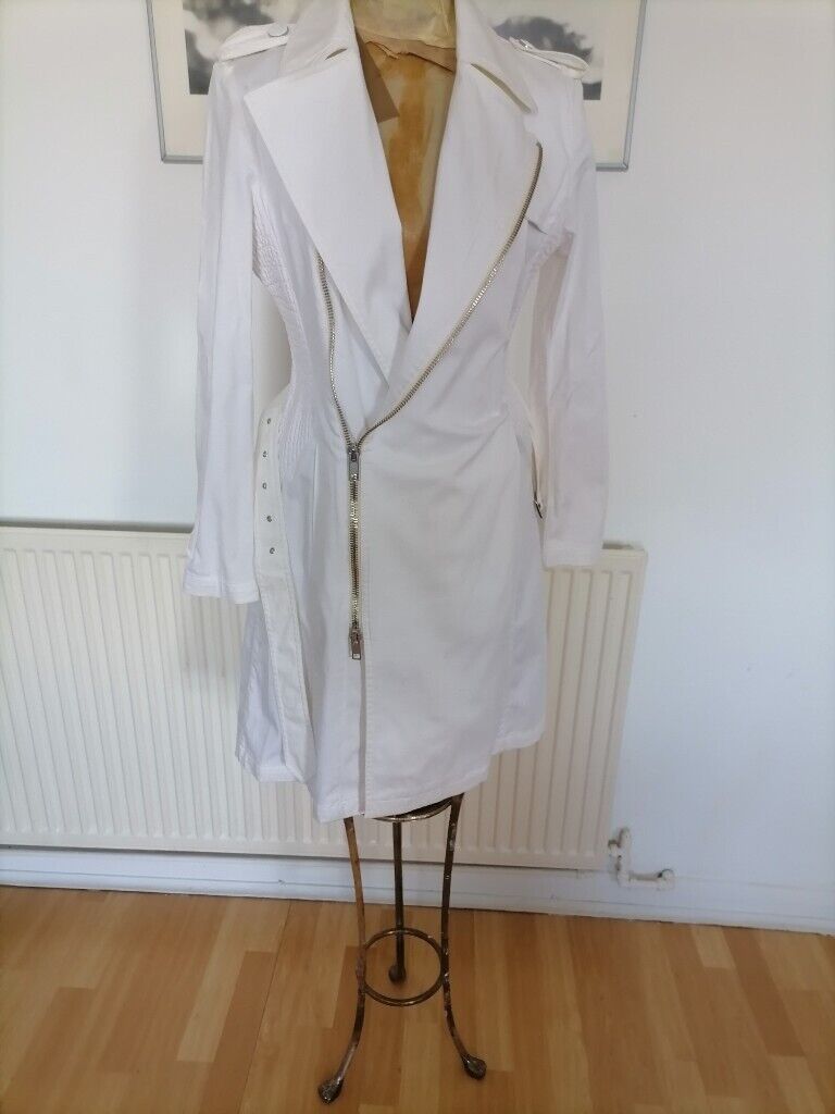 Rare Vintage 90's Designer KARL LAGERFELD Long Sleeve Utilty Dress. Ex Cond. Size : EU 40.