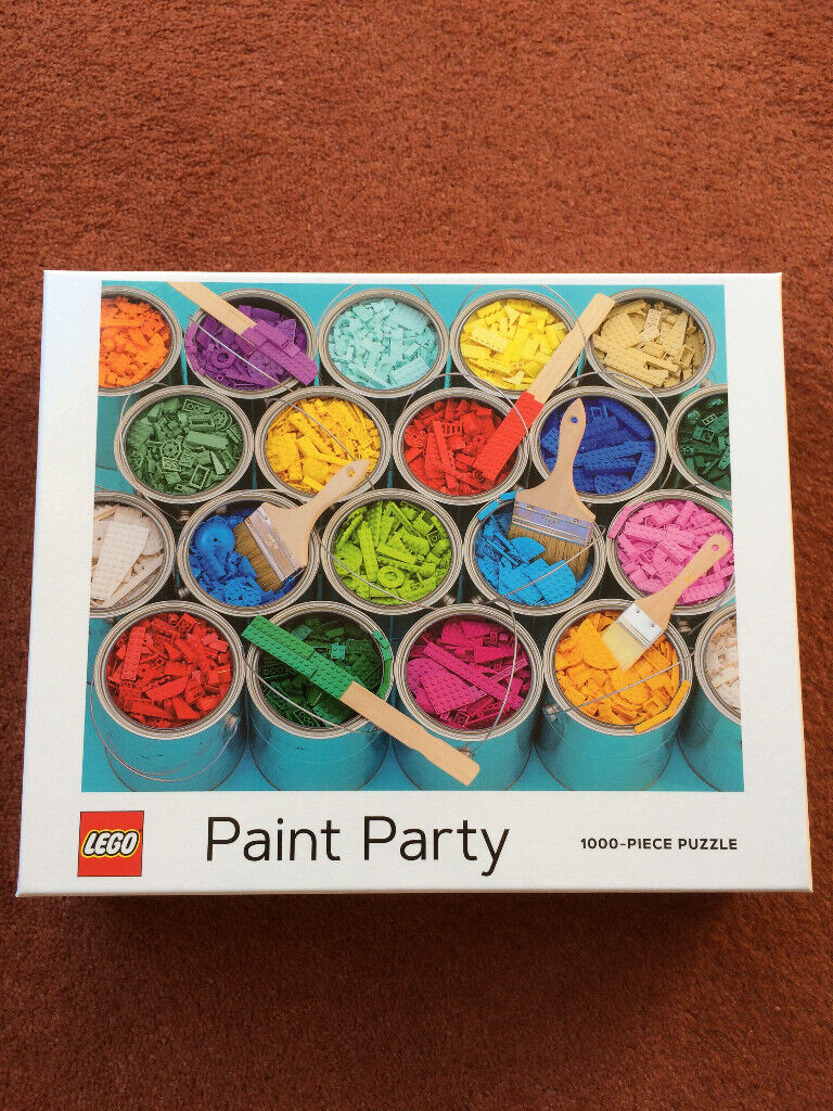 image for LEGO 1000 PIECE JIGSAW PUZZLE-PAINT PARTY
