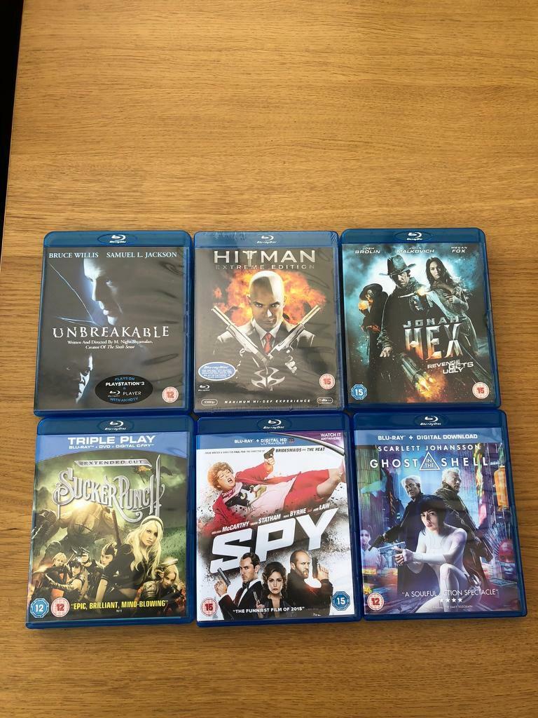 image for Various Blu- Ray films X 6 (age rating 12 - 15)