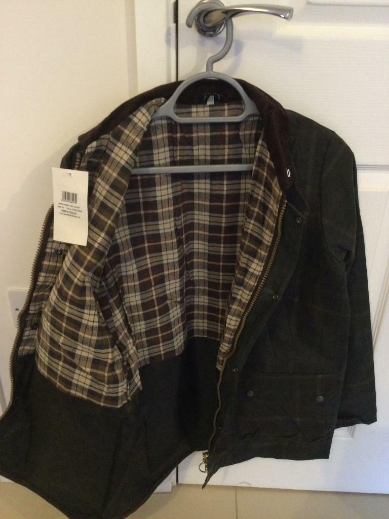 100% Genuine LAMBRETTA Check Wax Jacket x/s RRP £120