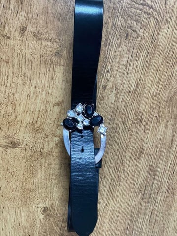 Ladies black silver belt. in Newtownards County Down Gumtree