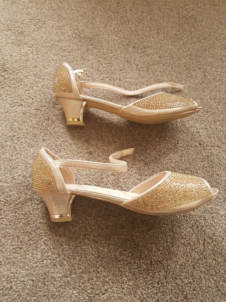 Gold sandals 