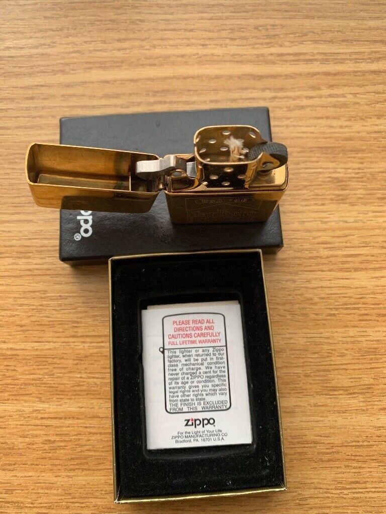  Rare Zippo brass lighter