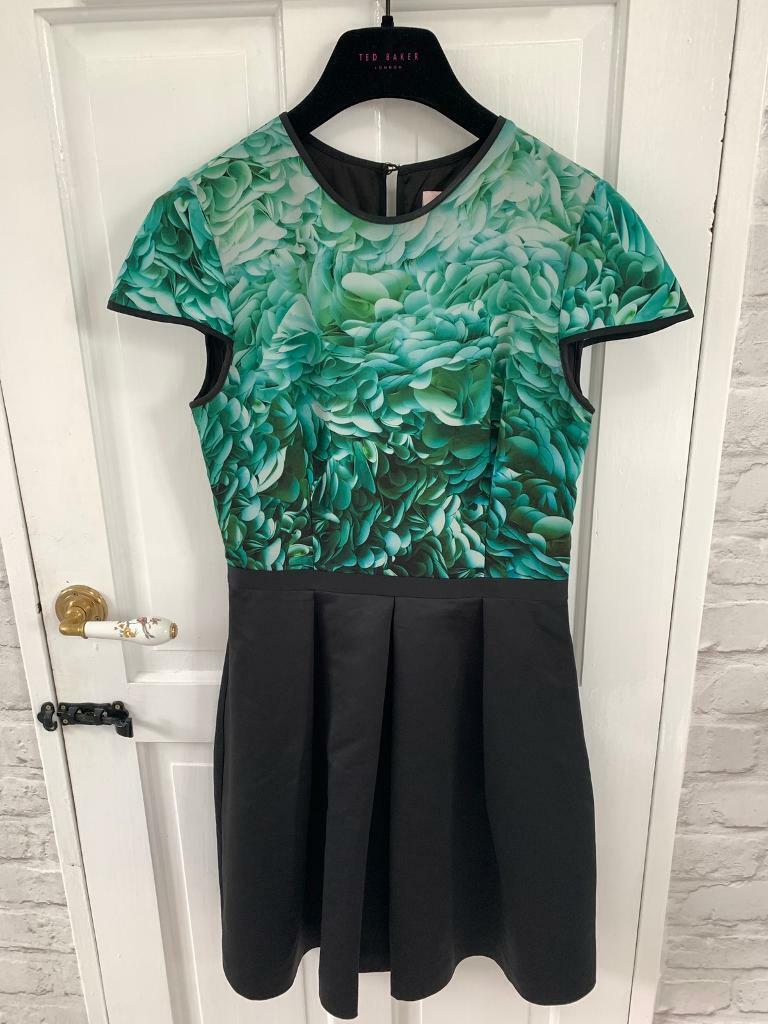 image for Ted Baker Green/Black Dress 👗- Size 2