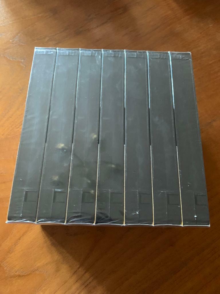 New Sealed Set Of 7 Sony E-240 HR1 VHS Tapes Hi Resolution 4 Hours