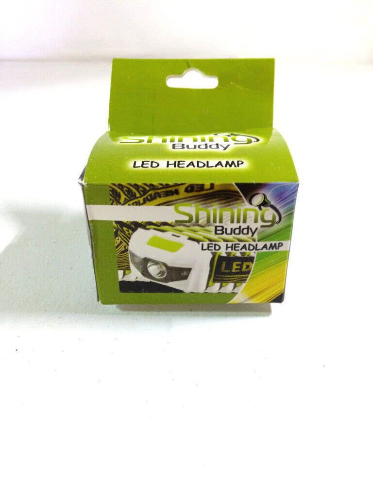 5 x SHINING BUDDY LATEST HALO FACED LED HEAD LAMP RED & WHITE LIGHT BLACK ORANGE